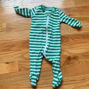 Organic Kids Zip Footie Footed Pajamas